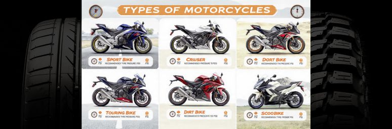 Tyre Pressure Guide for Different Motorcycle Types